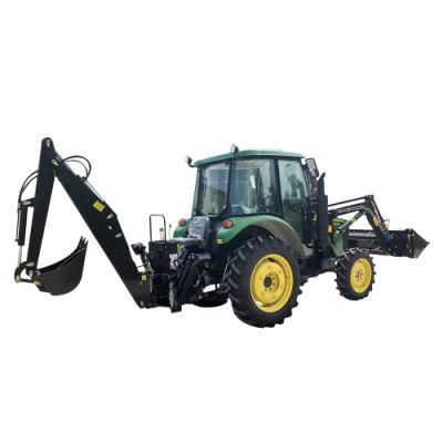 Improved-Type Mini Garden Tractor with Loader Backhoe Factory