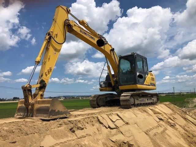 Mining Work Earth Moving Hydraulic Backhoe Crawler Digger Excavator Used Original Good Original Japan Condition Sumitomo Sh130 Sh120-6 Excavadora Usada Excavatr