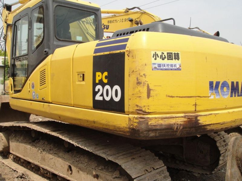 Excellent Condition Used Komatsu PC200 20t Excavator PC200-7 Crawler Excavator