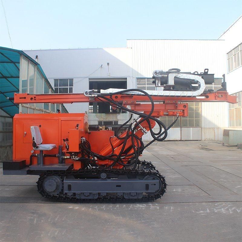 6m Hydraulic Press Solar Pile Ramming Driving Machine