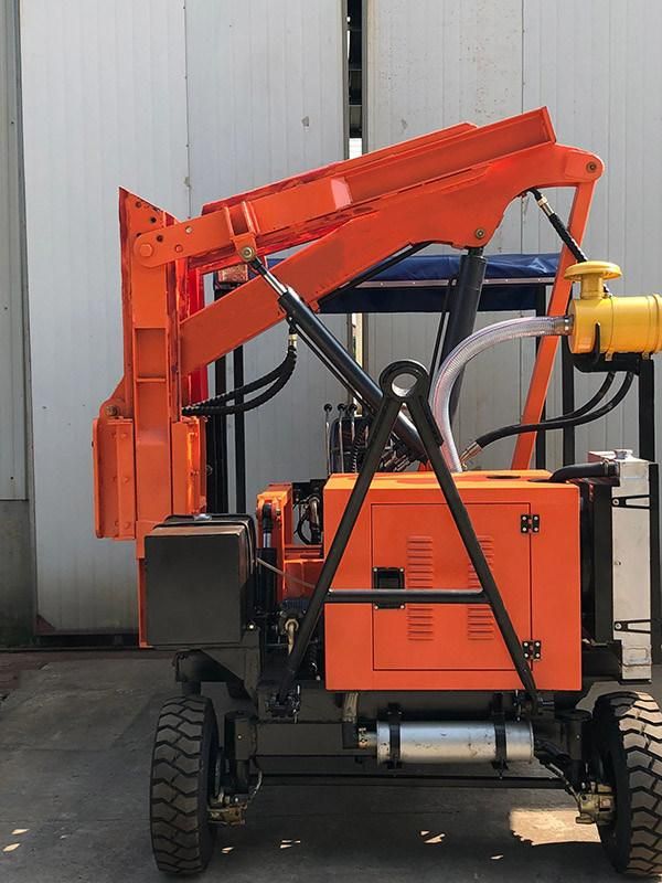 Hydraulic Highway Guardrail Post Driver
