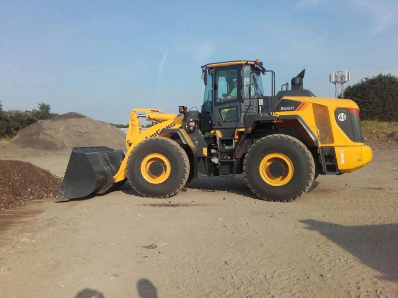 China New Earth Moving Machinery Front Loader 5 Ton Liugong 856h Clg856h 3cbm Wheel Loader for Sale