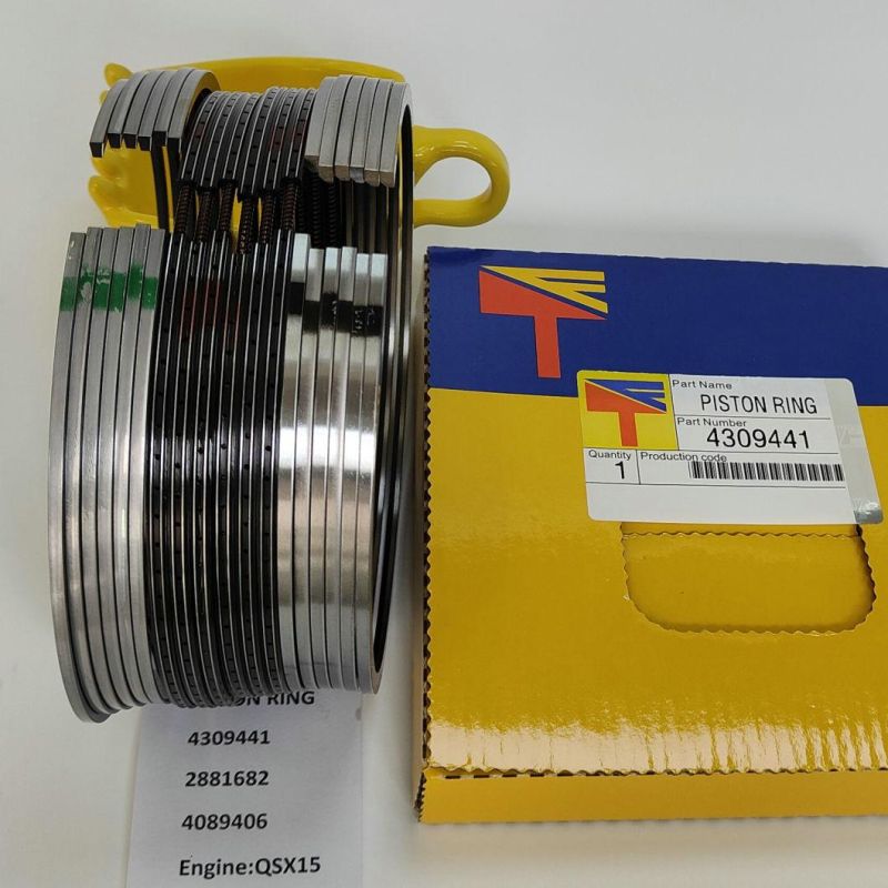 High Quality Diesel Engine Mechanical Parts Piston Ring 4309441 2881682 4089406 for Heavy Truck Engine Qsx15 Isx15 Generator Set