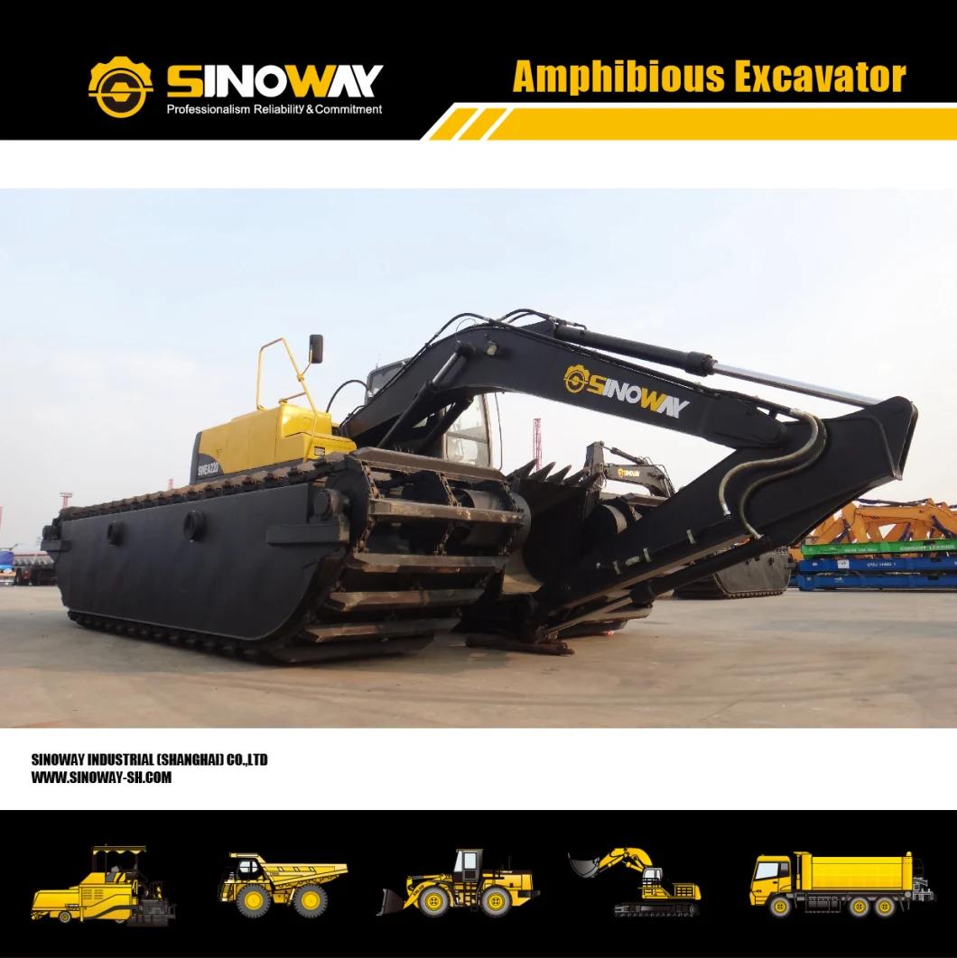 New Amphibious Chassis Sinoway Amphibious Pontoon Undercarriage Chassis for Sale