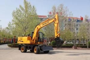 Compact Structure 15 Ton Wheel Excavator with Hydraulic System Sale in Philippines