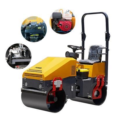 CE 1000kg Tandem Small Vibratory Roller Compactor for Sale