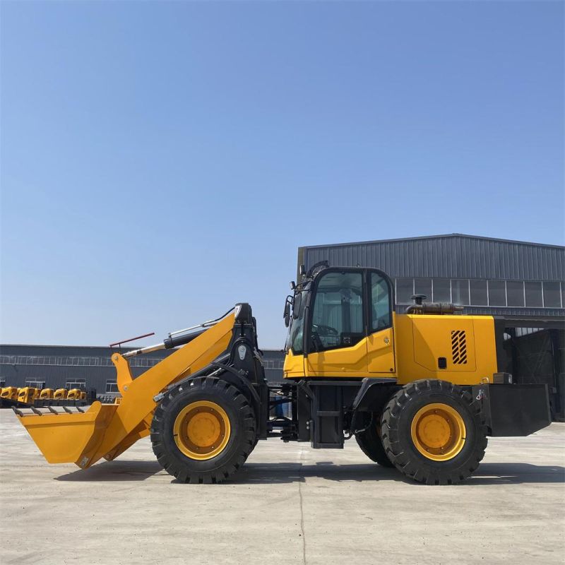 1.2/1.8/2 Ton Ultra-Low Profile Wheel Loader, Small Forklift for Basement, Mini Wheel Loader