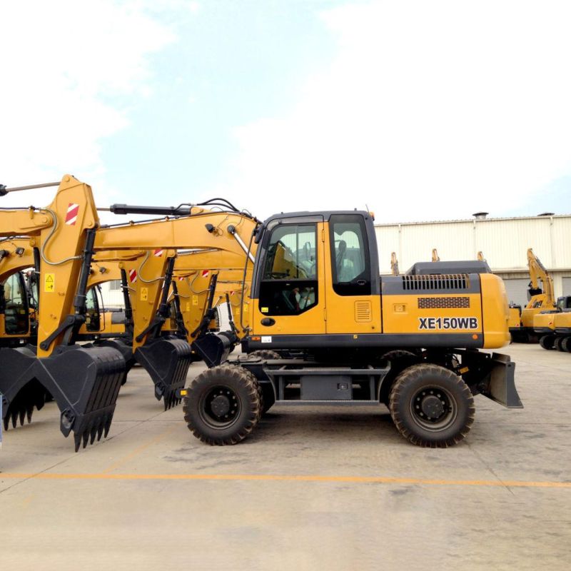 Sinomada Official 15 Ton Xe150wb Wheel Excavator