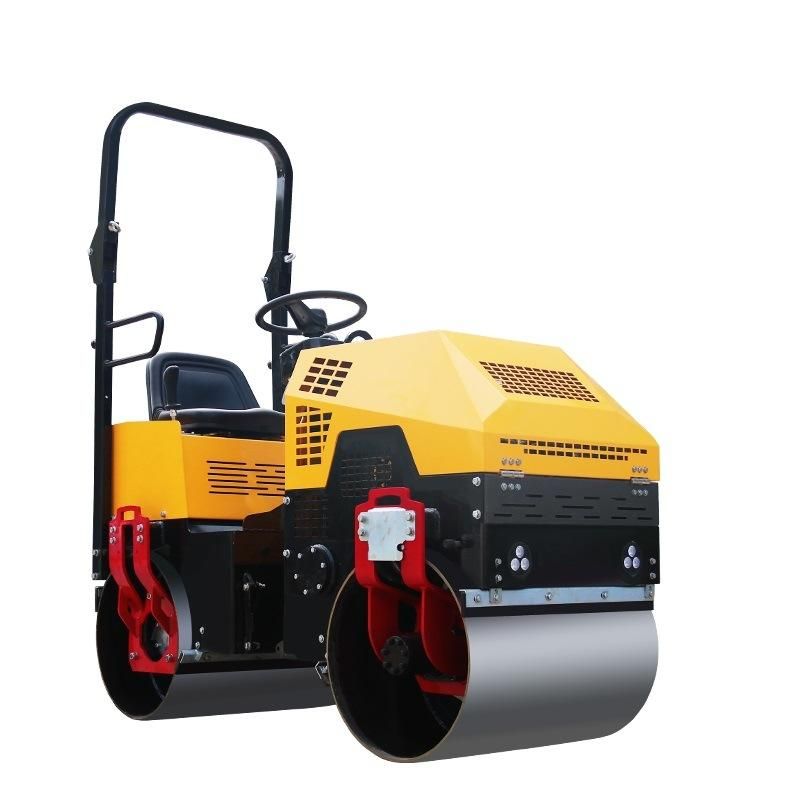 0.7t 2ton 5ton Road Compactor Double Drum Hydraulic Asphalt Roller Vibratory Road Roller Fyz-855 by Honda/Diesel Engine Price