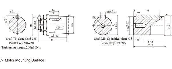 Cont 740nm High Torque Bmh 315 Hydraulic Motor for Sale