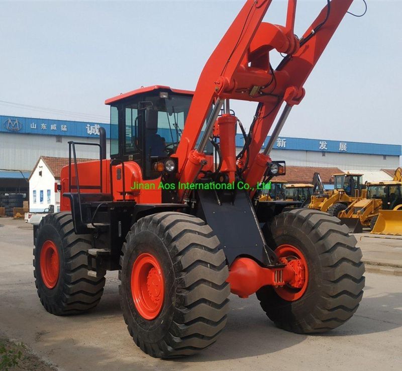 6t Big Wheel Loader Max Speed 38km/H Tyre Size 26.5-25