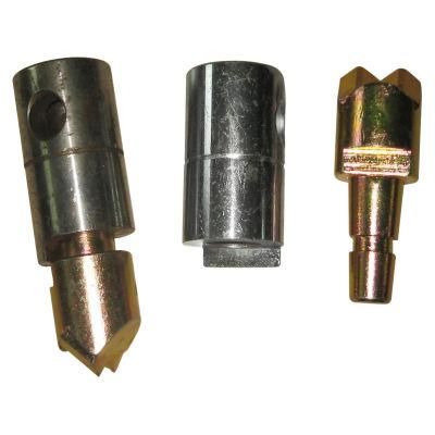 Two Carbide Auger Teeth and Holder