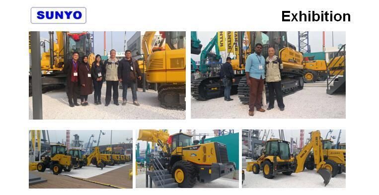 Sy68 Model Sunyo Brand Wheel Mini Excavator Is Hydraulic Excavator as Mini Excavator, Mini Loaders, and Crawler Excavator.