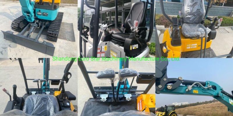 Reliable Cheaper Compact Excavator 1t Multifunctional Mini Excavator 1ton