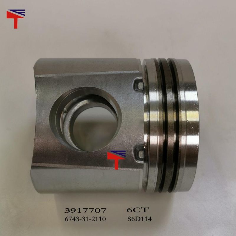 High Quality Diesel Engine Mechanical Parts Piston 6743-31-2110 for Engine Parts PC300-7 PC350-7 PC360-7 SA6d114e SAA6d114e Wa380 Generator Set