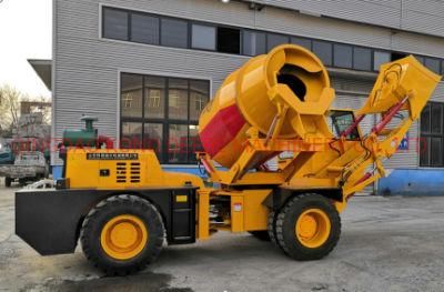 Double Front Wheel 3.5cbm Self Loading Transit Concrete Mixer Truck/Mixing Machinery with Factory Price