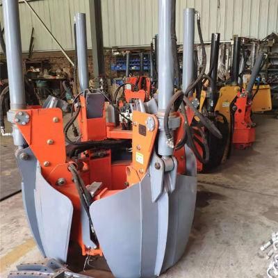 China Tree Replanting Machine Tree Spade Transplanter Attachment for Excavator