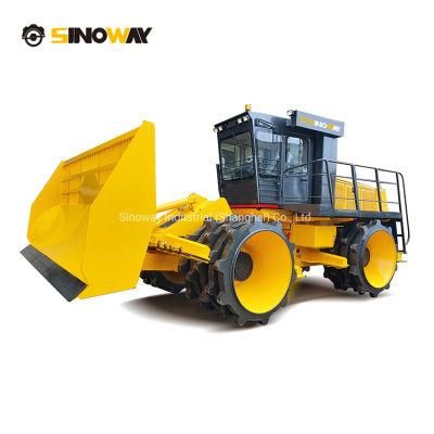 28 Ton Power Shift Soil Landfill Compactor for Garbage and Waste Compaction