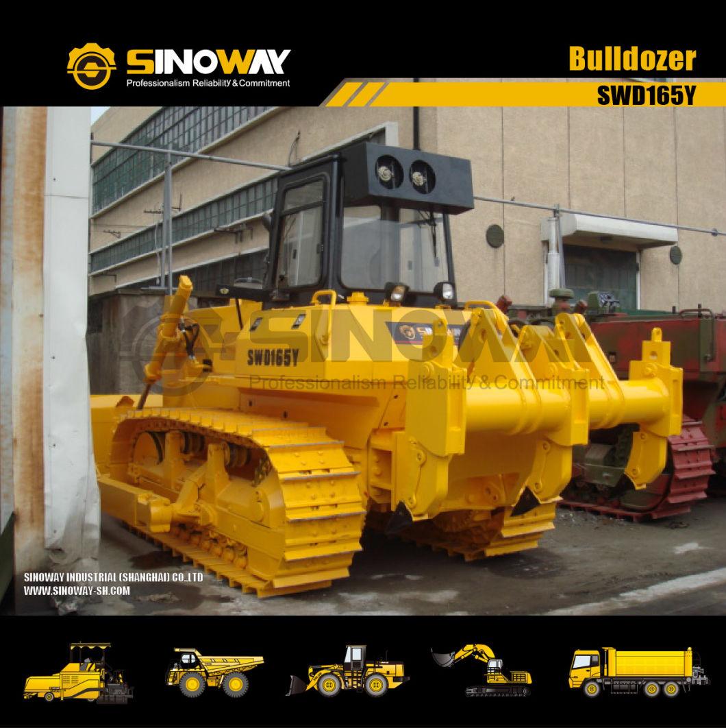 Popular 165HP Crawler Bulldozer with Three Shank Ripper