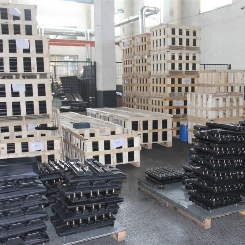Rubber Pad Length 450mm Pitch 154mm Construction Equipment