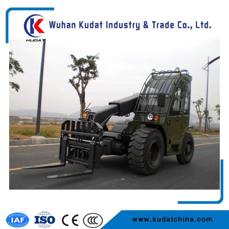 4ton Hydraulic Telescopic Forklift with Mutifuctional Equipments Scz40-4