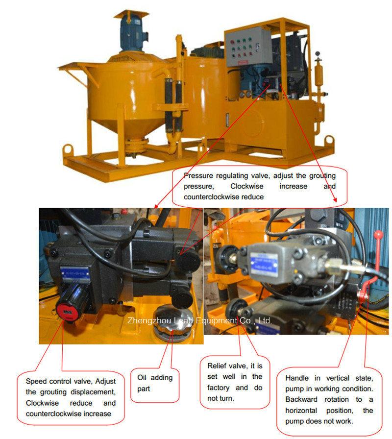 LGP500/700/100pi-E Jet Grouting Equipment Cement Grout Injection Pump