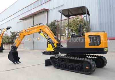 Construction Crawler Excavator Hydraulic Type 2.5 Ton Mini Excavator