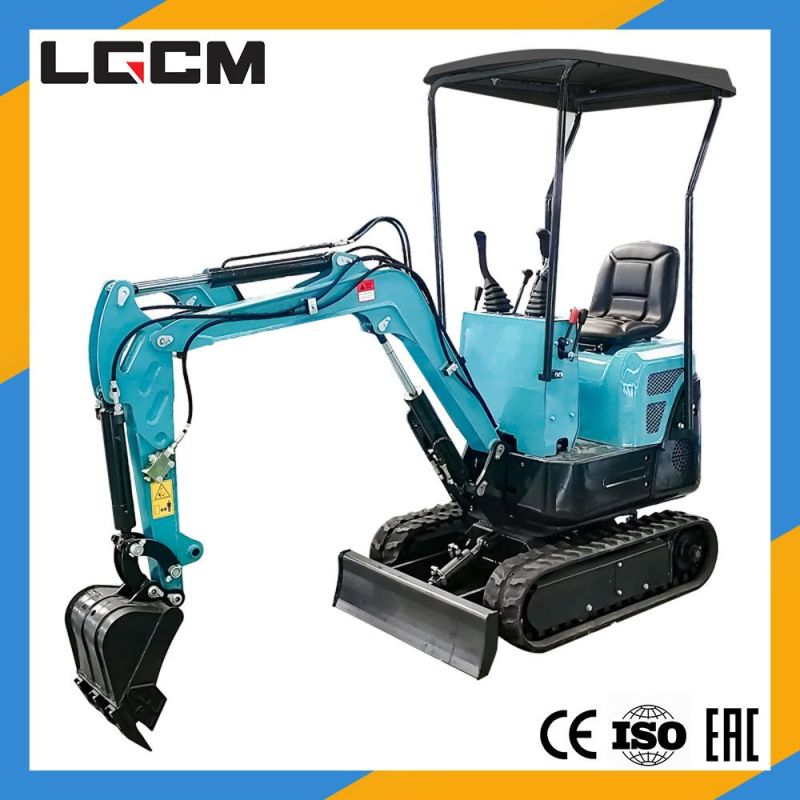Lgcm Laigong Brand 1ton Mini Excavator for Garden or Urban Construction
