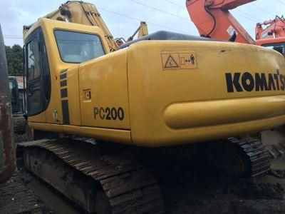 20t Japan Surplus Crawler Excavator Komatsu PC200 2008 Year PC200 Dash 6