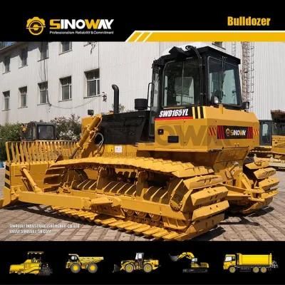 Good Performance Crawler Shove Bulldozer with 165 HP Weichai Engine