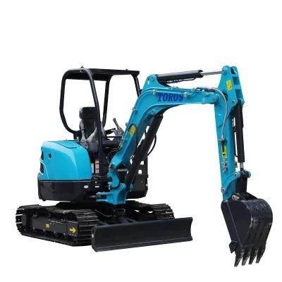 Customizable Mini Excavator Small Digger Wheel Excavator Home Garden Digging Machine Small Backhoe Shovel