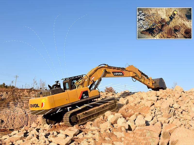 Cheap Price China Lovol 14tons Crawler Excavator 0.58cbm Hydraulic Excavator Fr150e2