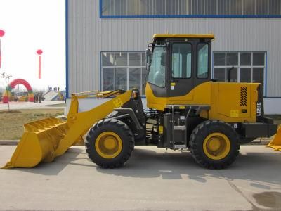 China 2ton Mini Wheel Loader with Snow Blower Sweeper LG920e