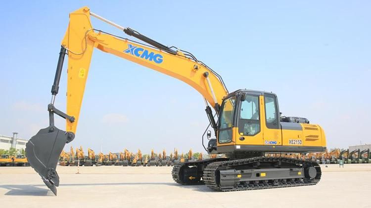 XCMG Crawler Excavator Xe215D 21 Ton New RC Hydraulic Excavator Machine Price for Sale