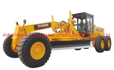 Sinomach High Quality 350HP Motor Grader Py350m with Cummins Engine Zftransmission