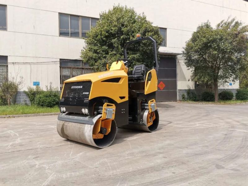 1200mm Width Double Drum Yanmar Diesel Engine Vibratory Road Compactor Roller