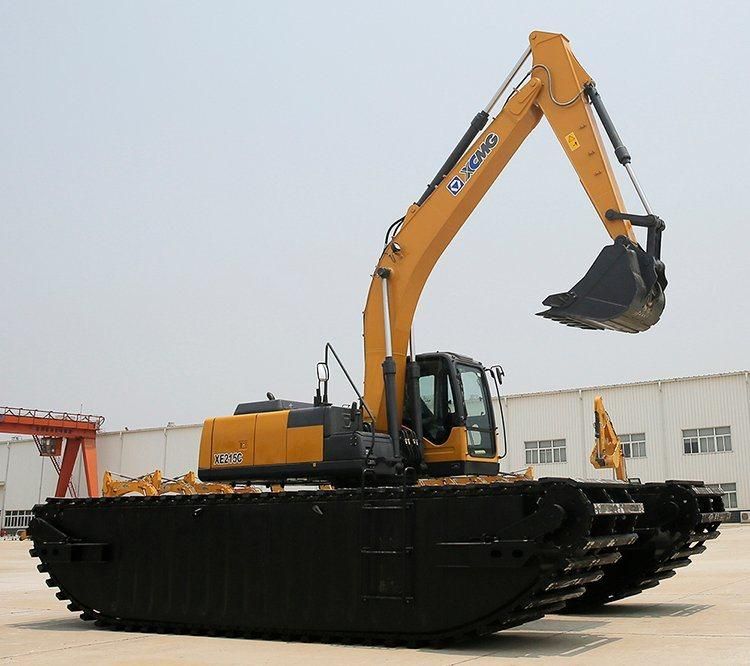 XCMG Official 21 Ton Long Reach Amphibious Excavator Xe215s