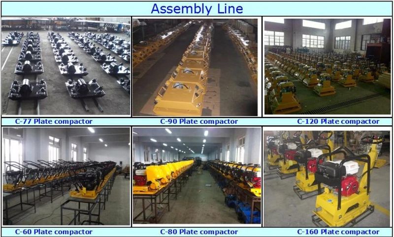 Easy Using C-90A Plate Compactor Machine for Road Compaction
