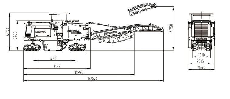 2m Cold Recycling Asphalt Milling Machine for Sale
