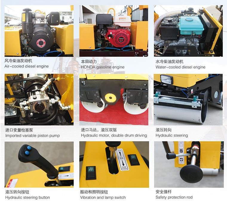 Wholesale Hydraulic Steel Wheel Vibratory Mini Road Roller