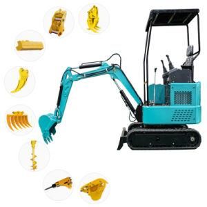 EPA &amp; Europe V Standard 1.5 Ton Mini Digger Mini Excavator Hydraulic Breaking Hammer Garden Use CE Certificated