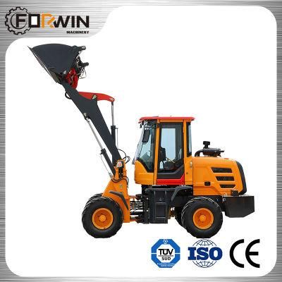1.2tons/0.6m&sup3; Fw912b Front Loader Factory Outlet Small Wheel Loader Price with Snow Bucket/Digger