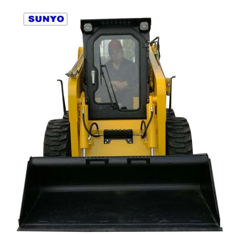 Jc75 Model Sunyo Brand Skid Steer Loader Is Similar with Mini Loader