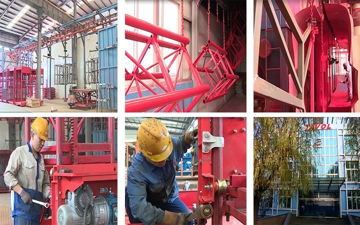 Sc200 Construction Passenger Elevator Double Caged Hoist for Building Construction