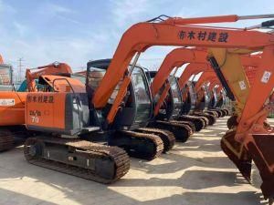 Minitype Second Hand Hydraulic Excavaror Hitachi70/ Used Japan Crawler Excavator Hitachi70 for Sale