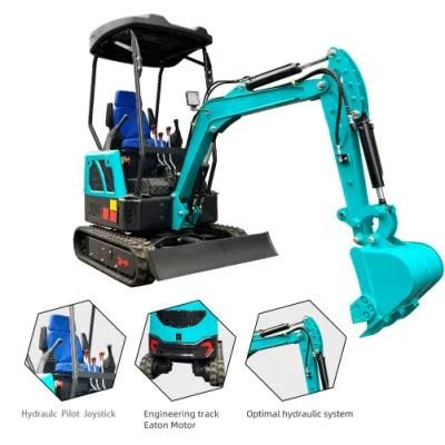 New Excavator Price 0.8 Ton 1 Ton 2 Ton 3 Ton Mini Excavator Digging Hydraulic Small Micro Digger Prices