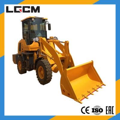 Lgcm 1500kg Agriculture Farming Mini Wheel Loader with 42kw Engine