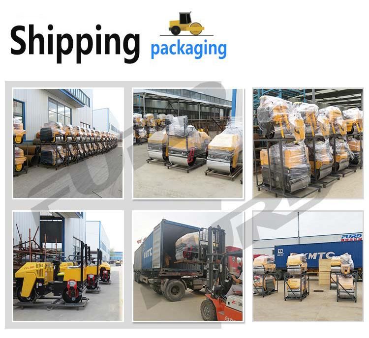 Hydraulic 1 Ton Asphalt Compactor Vibratory Mini Road Roller