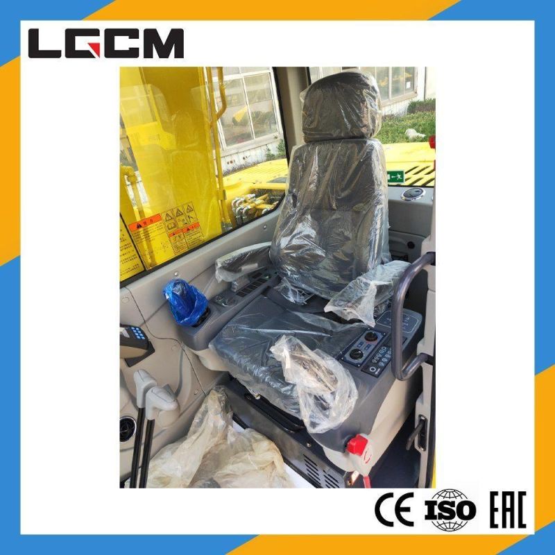 Lgcm Big Road Construction Machine Mining Excavator 8t with Cabin