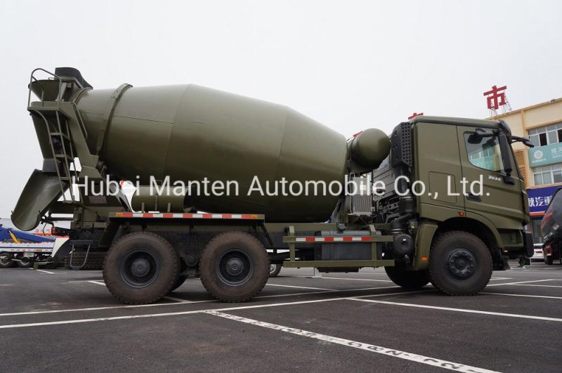 New North-Benz 6X4 380HP 10cbm Concrete Mixer Truck for Mongolia